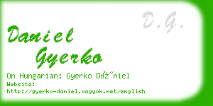 daniel gyerko business card